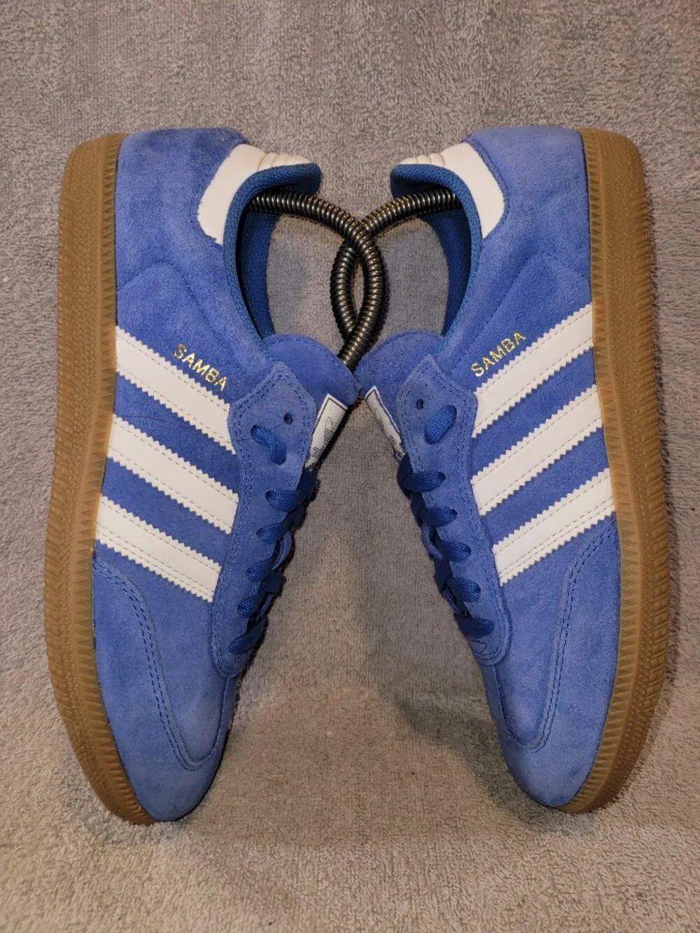 Adidas Originals Samba ADV Blue Bird Off White Tan Gum x JP5719 Men's Size 7